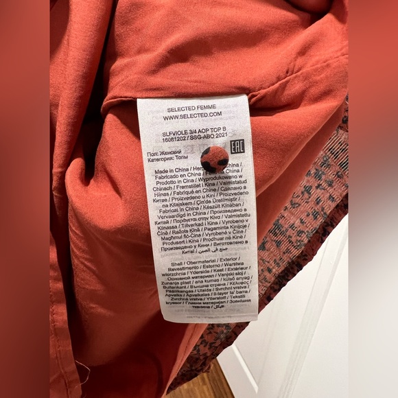 Selected Femme SLFVIOLE top shirt blouse - Picture 9 of 11